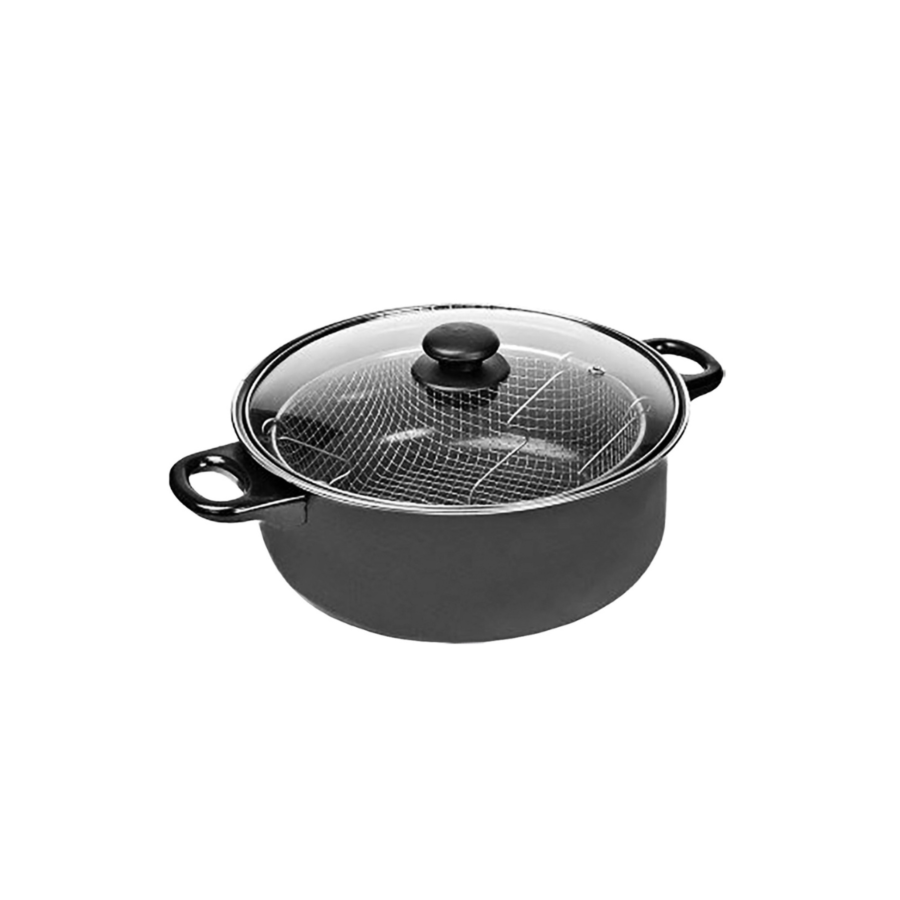 Friteuse avec panier et couvercle - 26cm Accessoires cuisine
