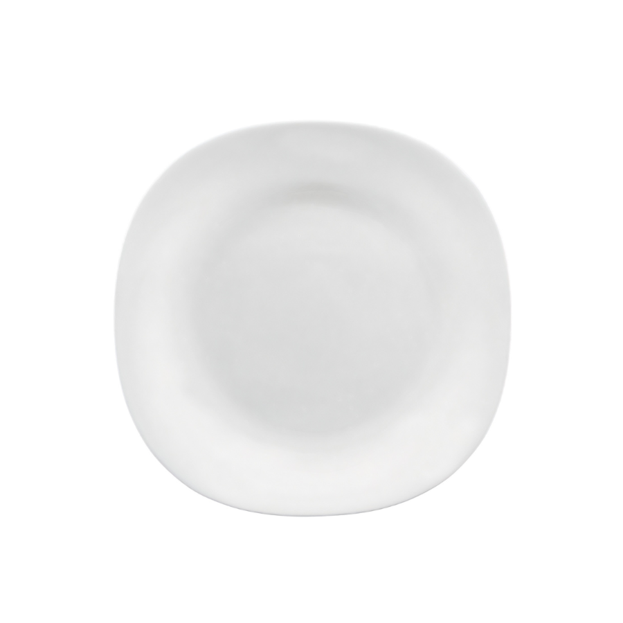 Assiette plate carrée opale - 26cm Art de table
