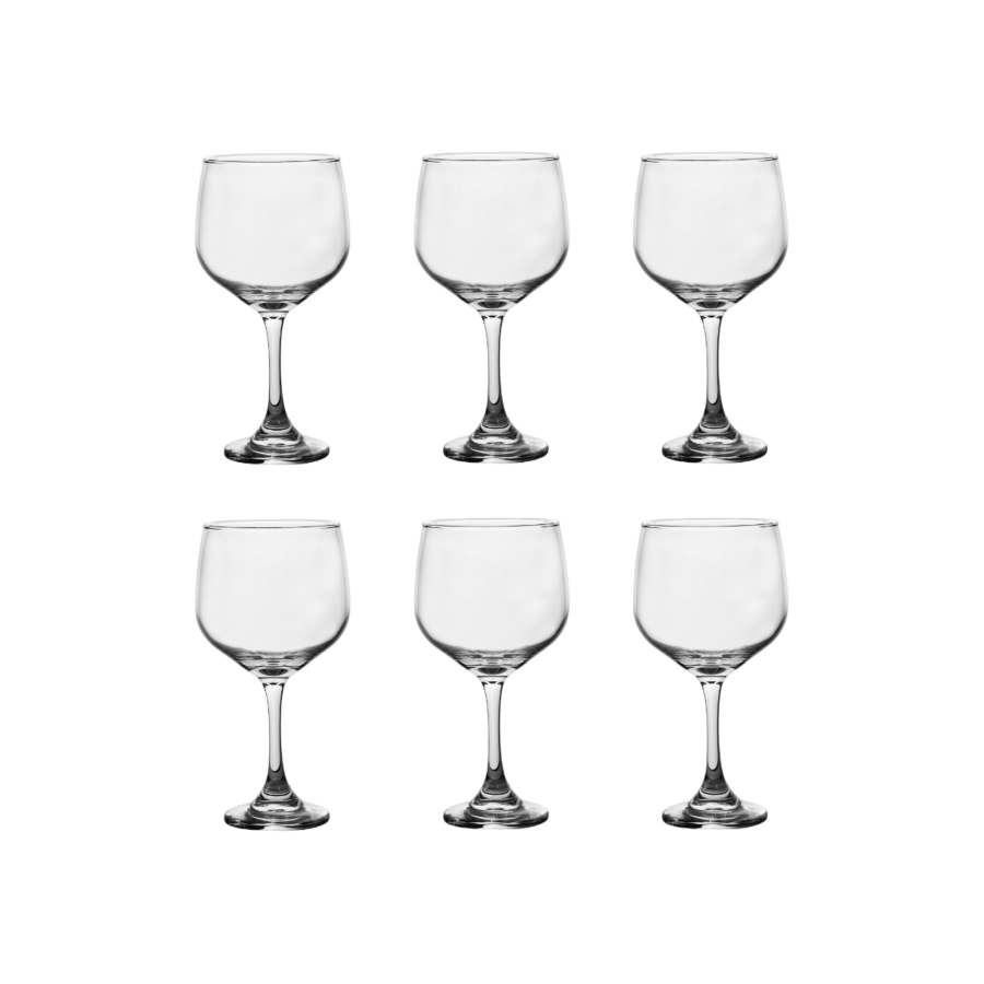 Set de 6 verres à pieds gin ginebra - 65,3cl Art de table