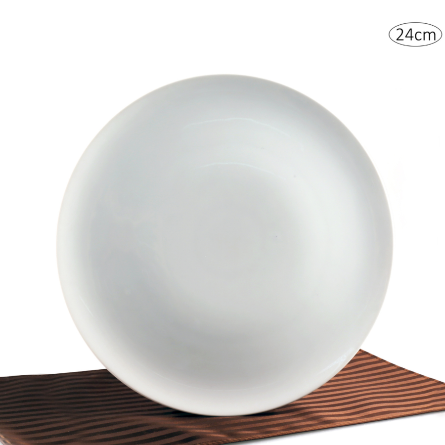 Assiette plate en porcelaine saturno - 24cm Art de table