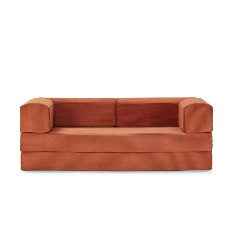 Canapé-Lit Agnes 200 x 90 x 70 cm - Terracotta Canapé convertible