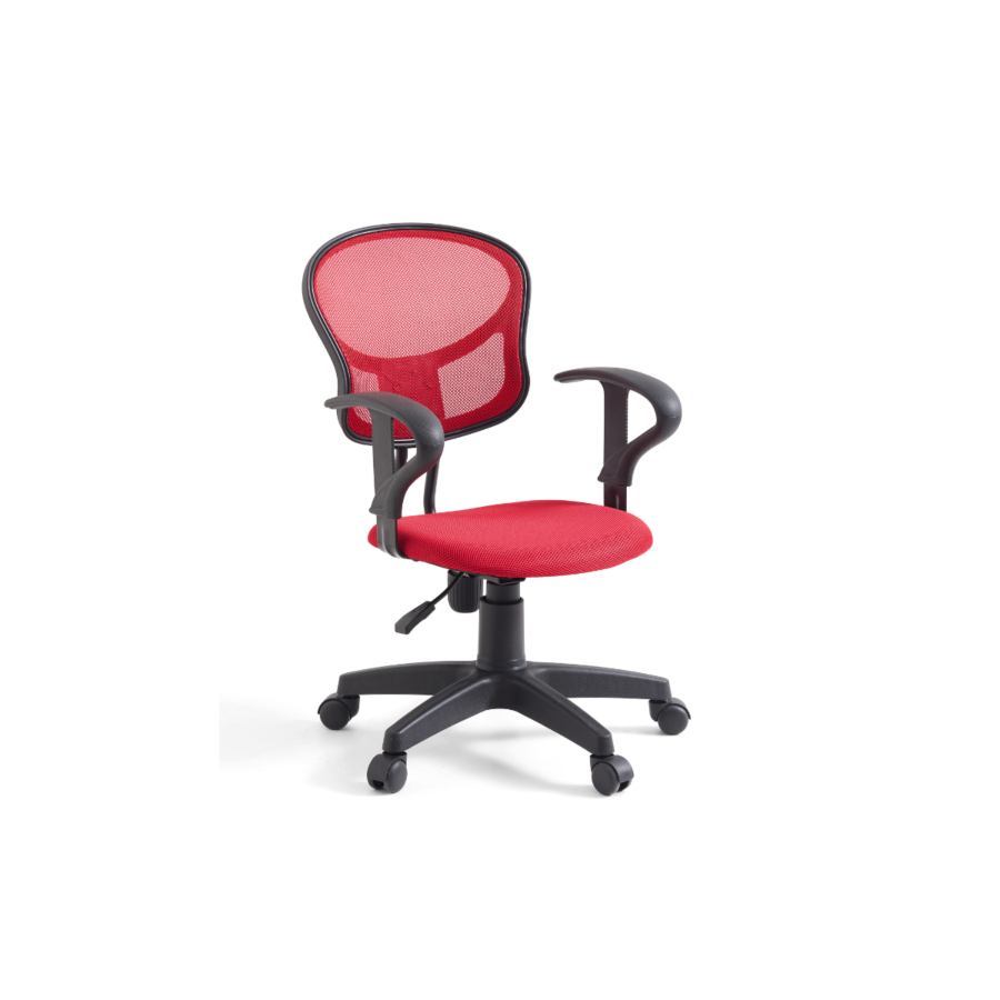 Fauteuil Enfant Smarty avec Accoudoirs - Rouge Chaises et fauteuils de bureau