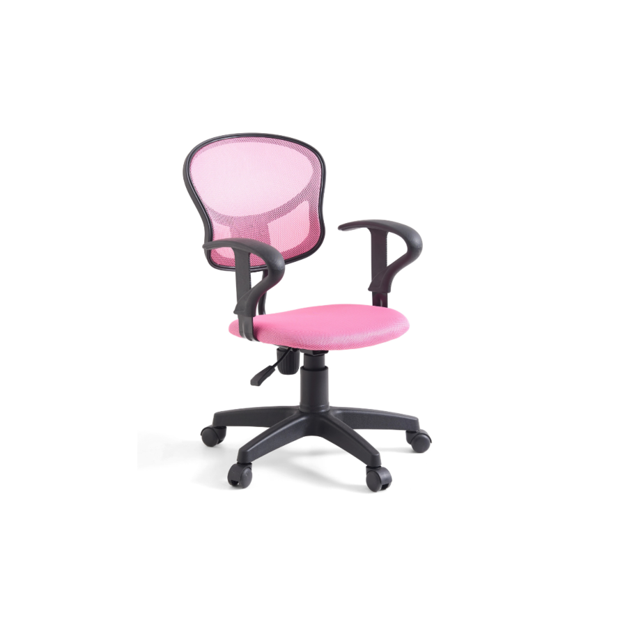 Fauteuil Enfant Smarty avec Accoudoirs - Rose Chaises et fauteuils de bureau