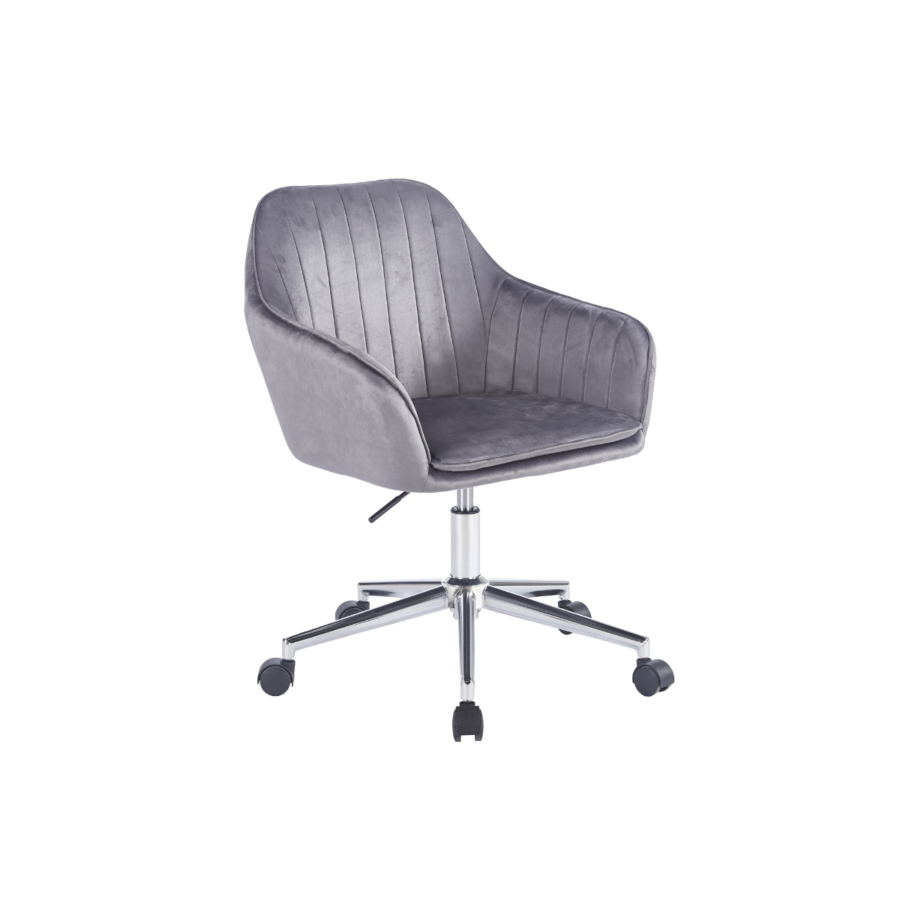 Fauteuil Valoria - Gris - 51×44×98 cm Fauteuil et Siège Opérateur