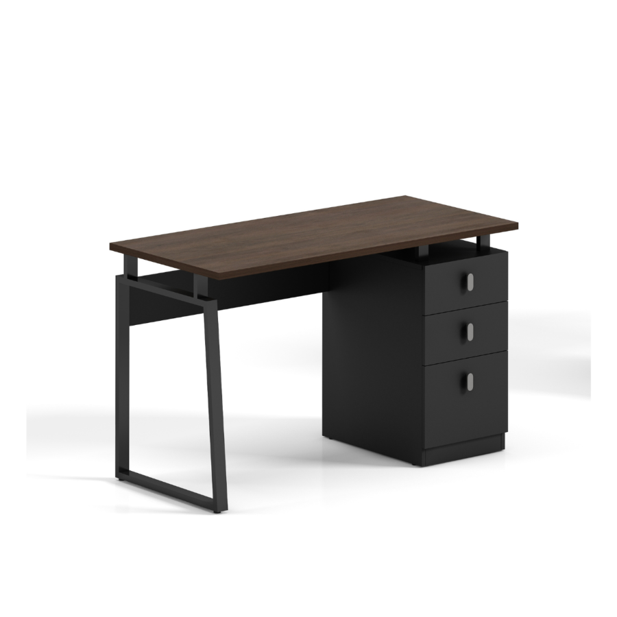 Bureau Workmate - Noyer - 120×60×75 cm Bureaux