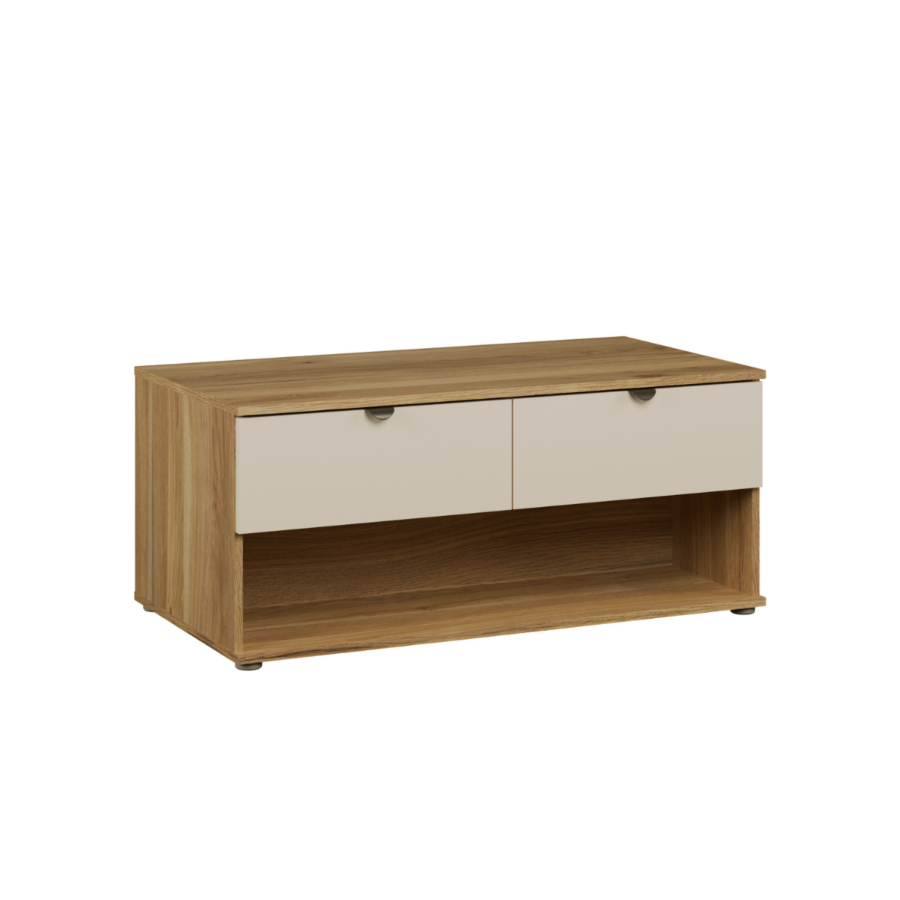 Table Basse Sumica - 100x43,3x52 cm - Chêne Sable Table basse