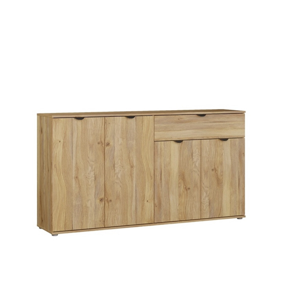Buffet Sumica 4 Portes + 1 Tiroir - Chêne Buffet et commandes
