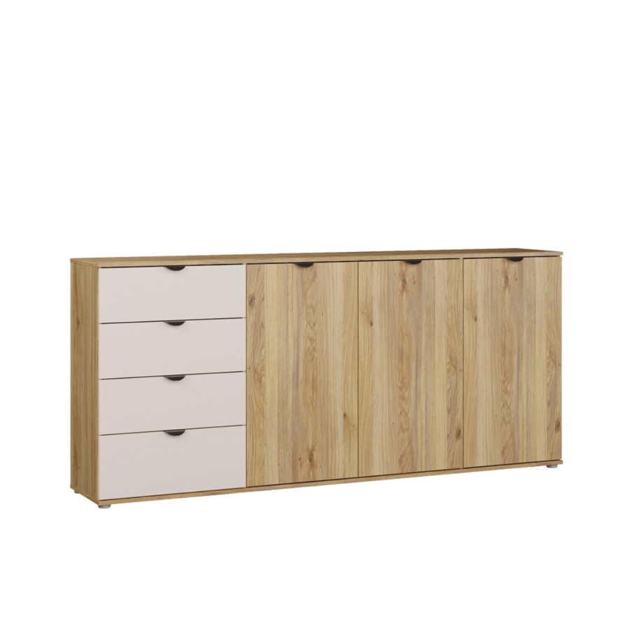 Buffet Sumica 3 Portes + 4 Tiroirs - Chêne Sable Buffet et commandes