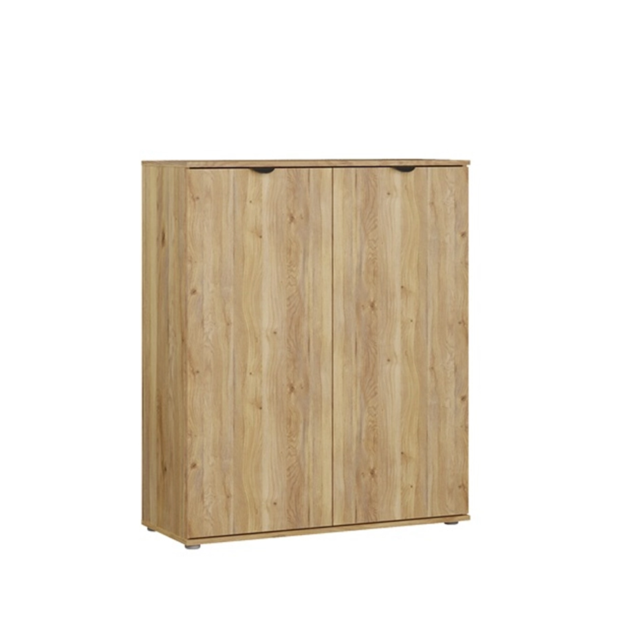 Commode Haute Sumica 2 Portes - Chêne Commodes rangements