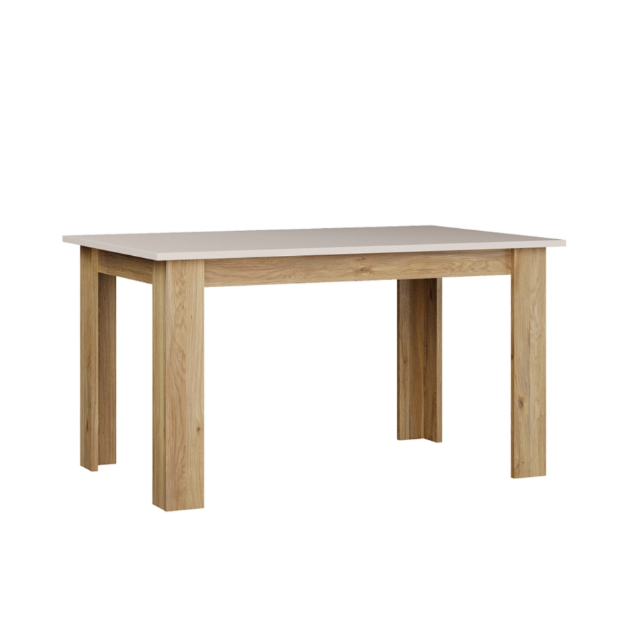 Table à Manger Extensible Sumica - 140 à 180x90x76,7 cm - Chêne Sable Tables à manger extensible