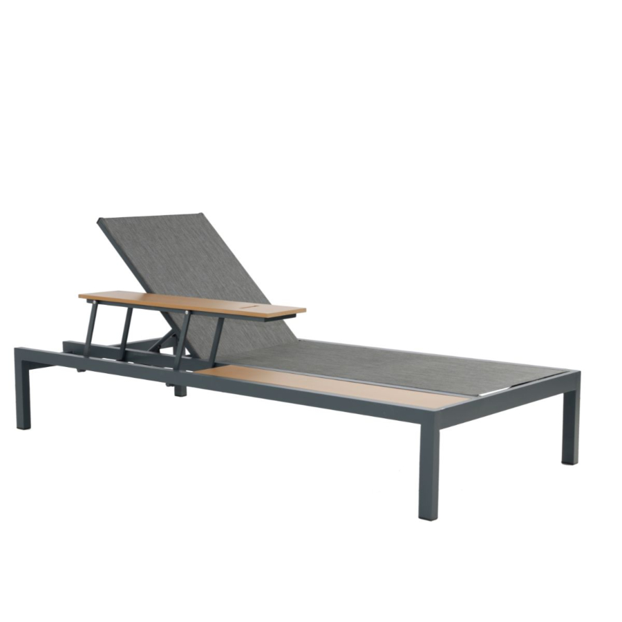 Bain De Soleil Sunny Life Single - Gris Fonce Les Petits Prix