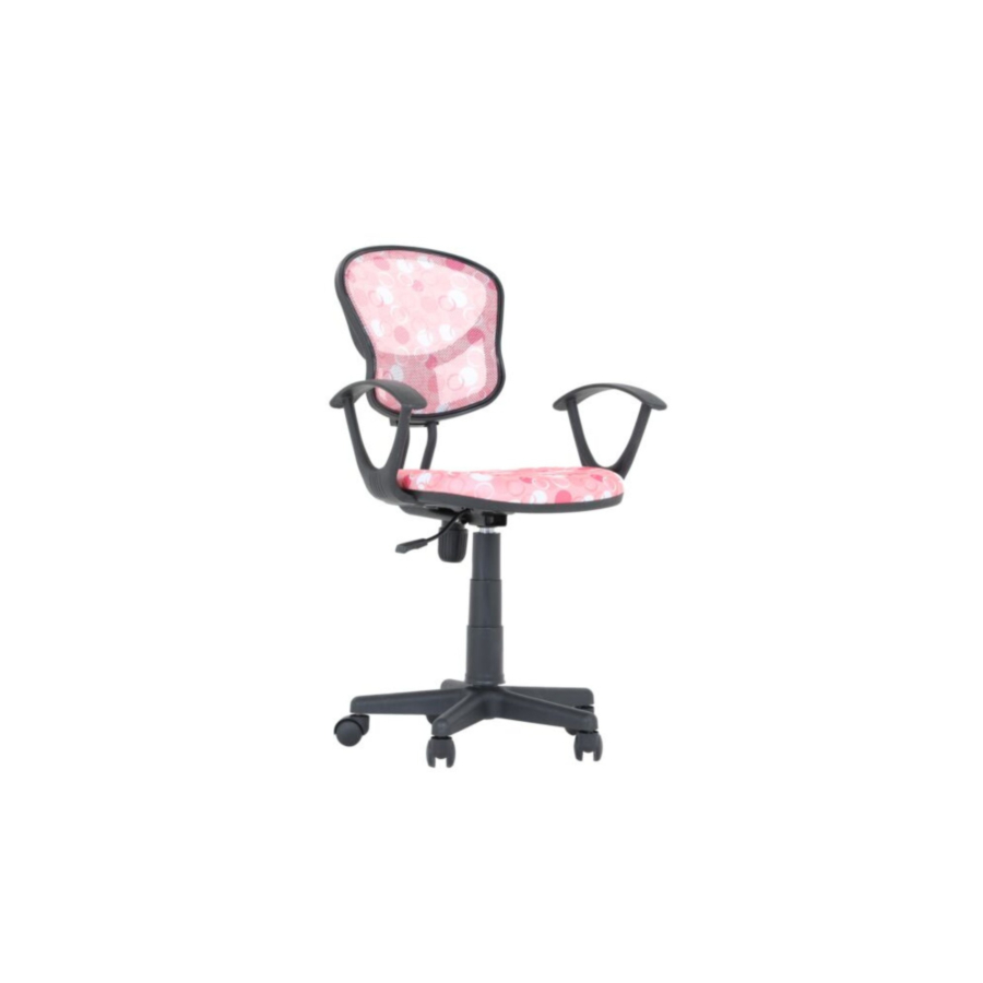 Chaise STYLE PLUS Avec Accoudoirs Mesh à Motifs - Rose Chaises et fauteuils de bureau