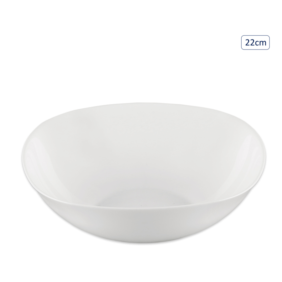 Saladier carré opale - 22cm Art de table