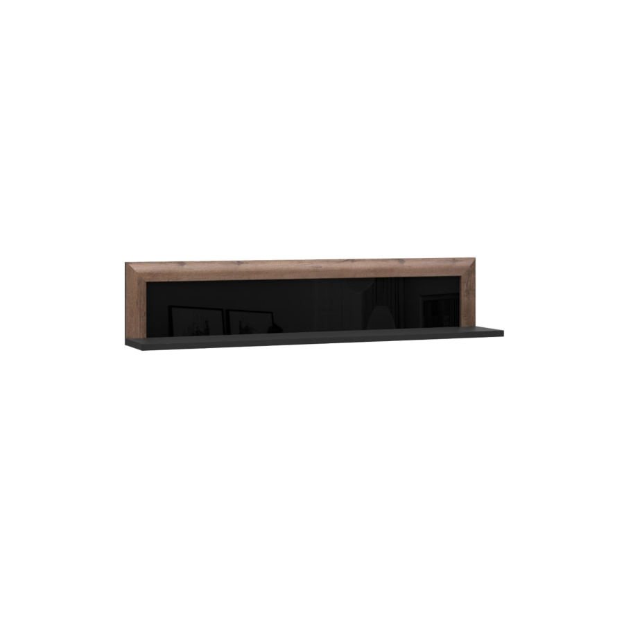 Etagère Murale SAVONA - Noir Soldes été vague 2