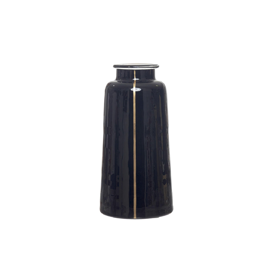 Vase 19x19x40cm - Noir Vases