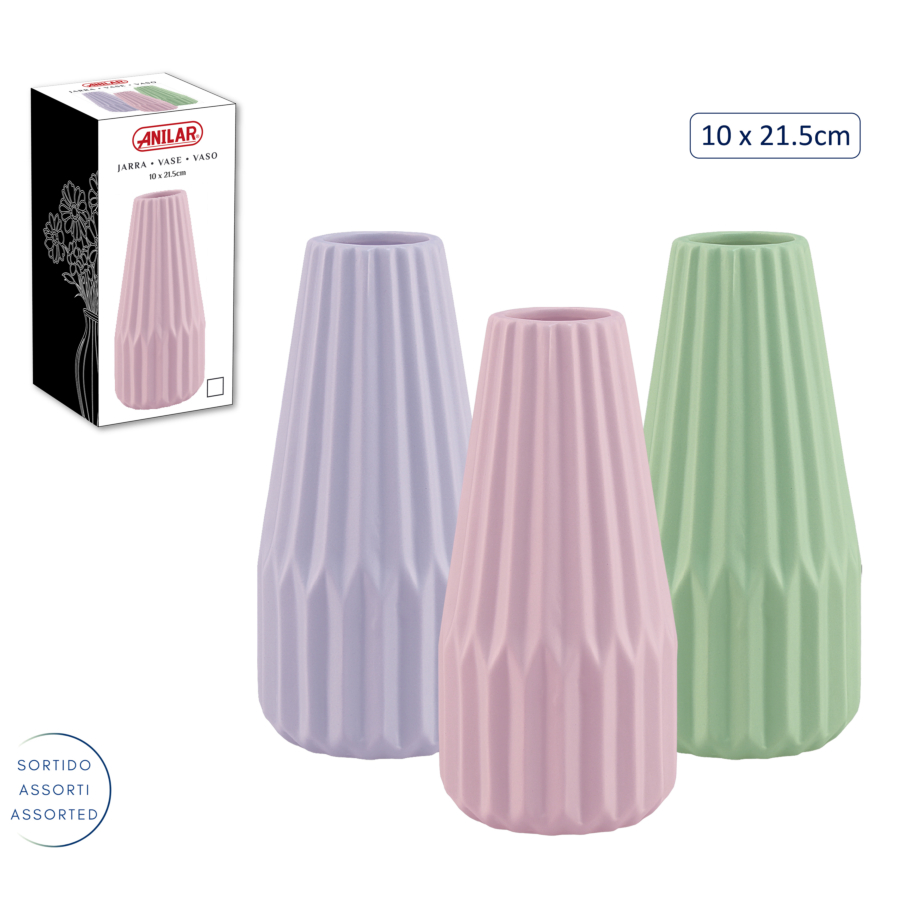 Assortiment vase en céramique - 10x21,5cm Vases décoratifs