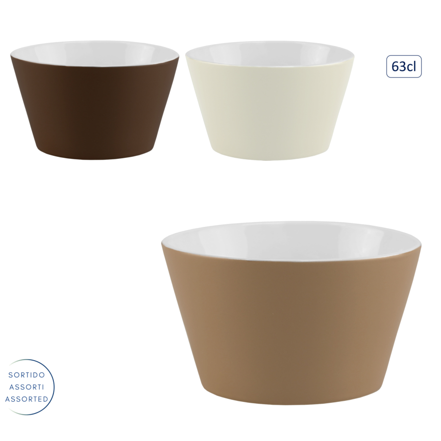 Bol en céramique cappuccino - 13cm Art de table