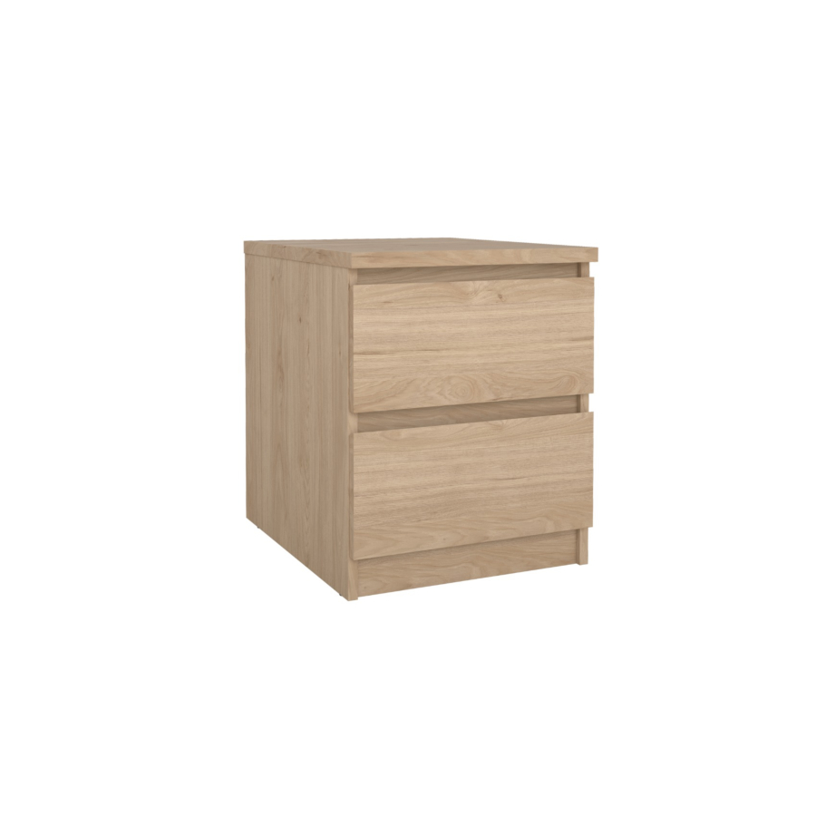 Table de chevet NAIA 2 Tiroirs - Chêne Soldes été