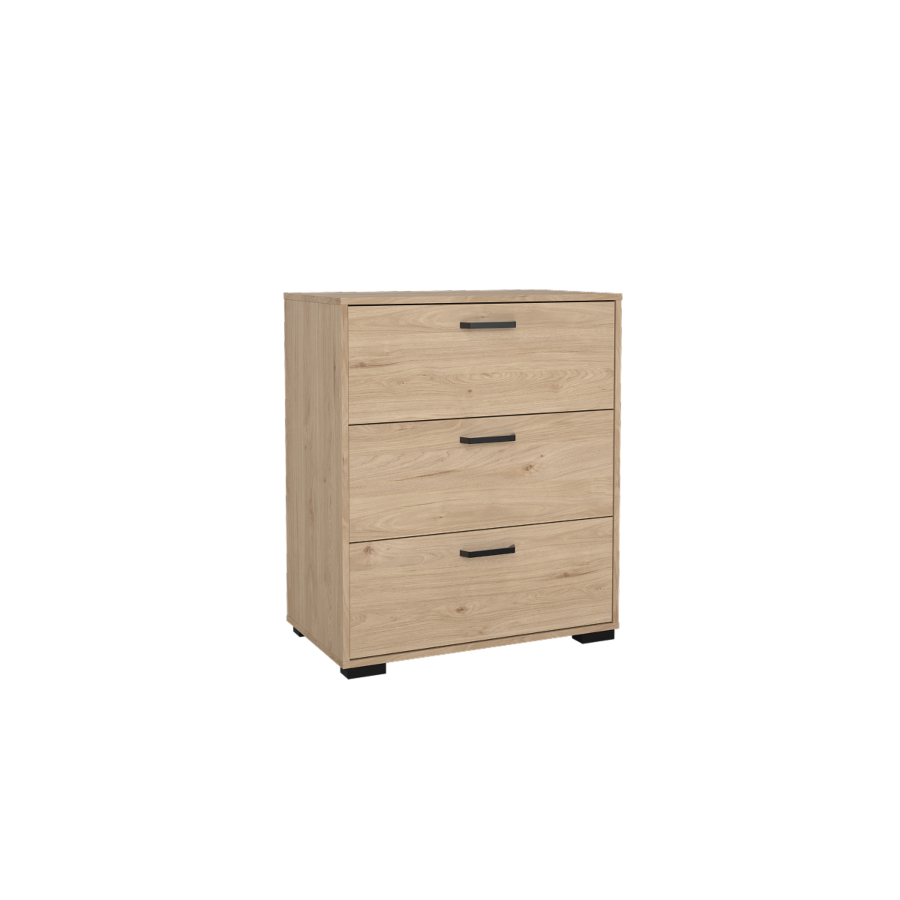 COMMODE SOFIA 3 Tiroirs - Chêne Soldes été vague 2