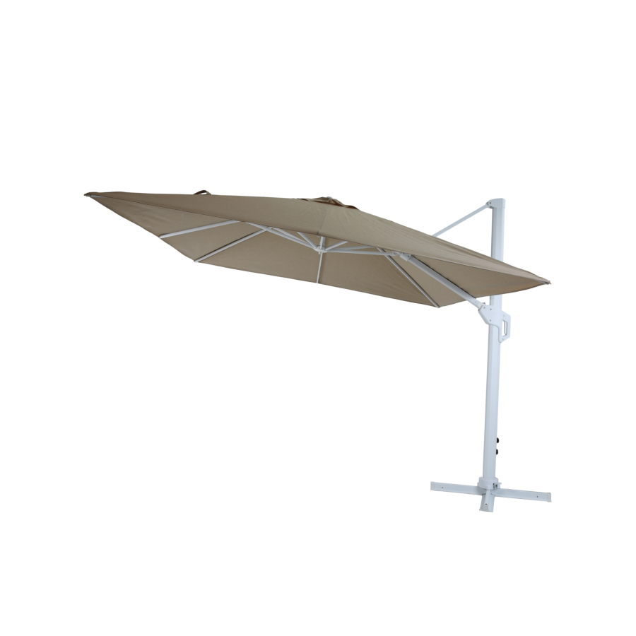 Parasol Déporté Avec Aérateur Coast 300Cm - Taupe Parasols déportés