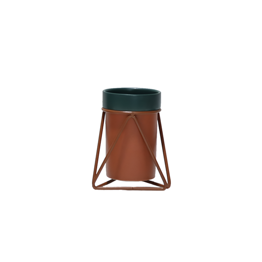 GOBELET EN PORCELAINE - Rouge Salle de Bain