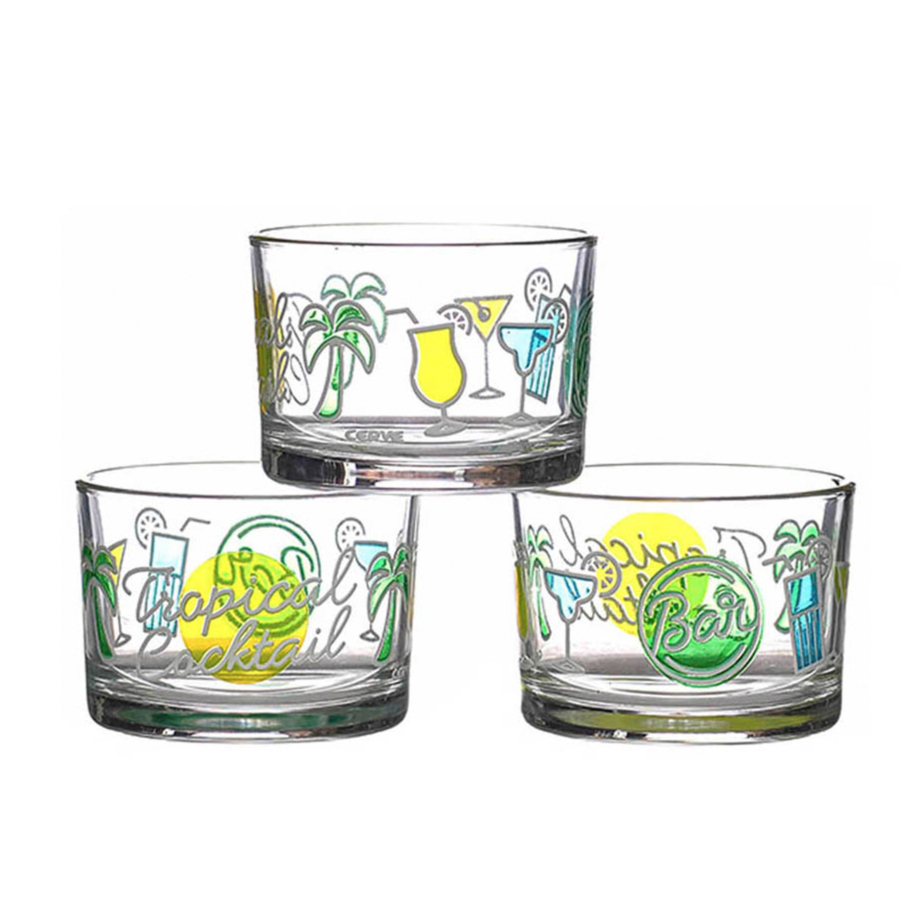 Set de 3 bols ARENA - Multicouleur Carafes