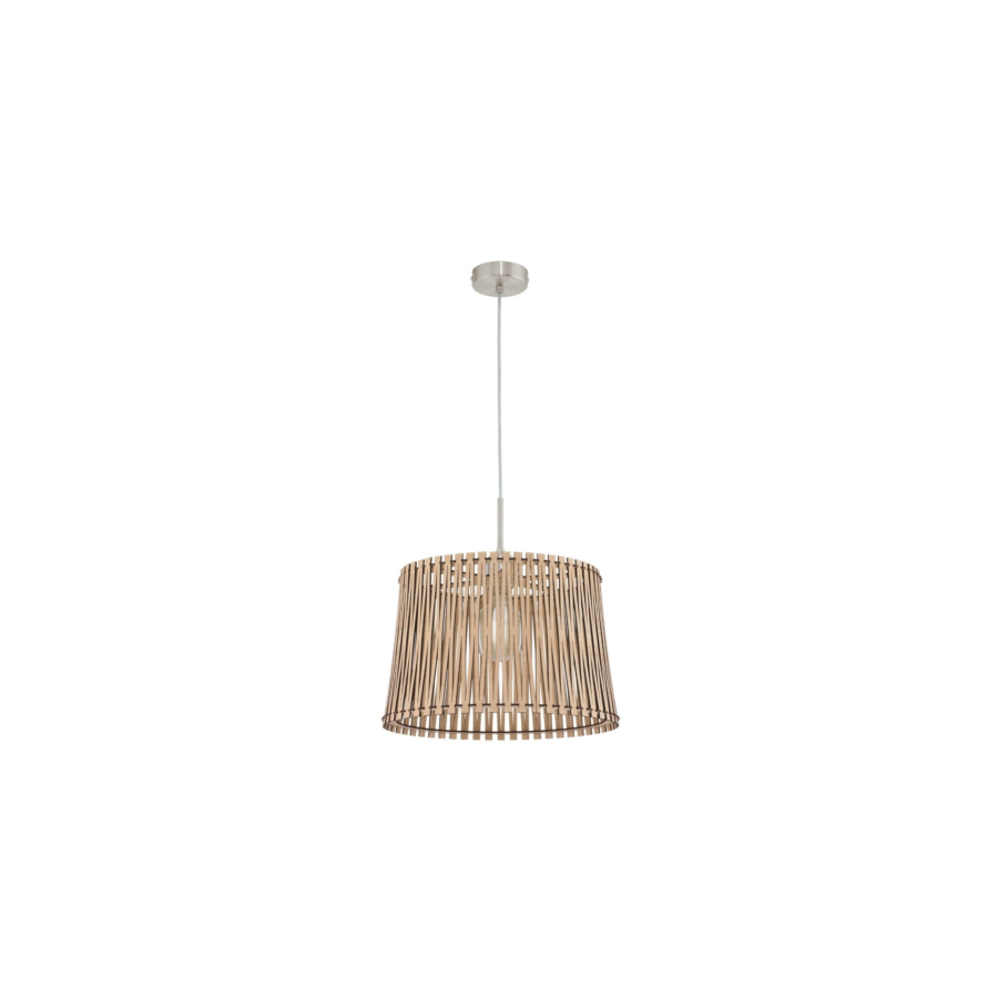 Suspension SENDERO 110cm - Nickel Mat / Bois D'érable Suspensions
