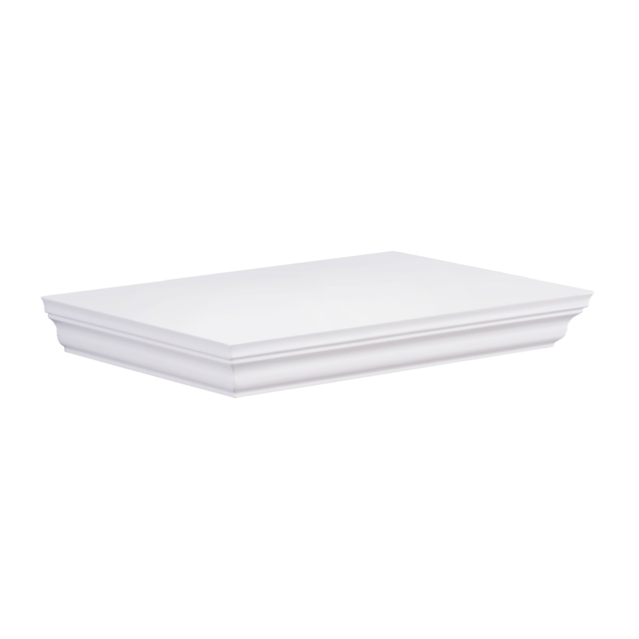 Petite étagère Murale LANDWOOD Blanc Étagères et bibliothèques rangements