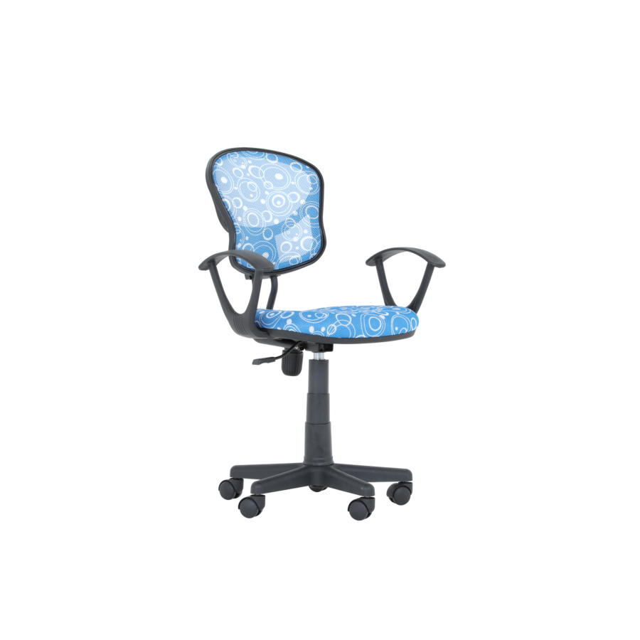 Chaise STYLE PLUS Avec Accoudoirs Mesh à Motifs - Bleu Chaises et fauteuils de bureau