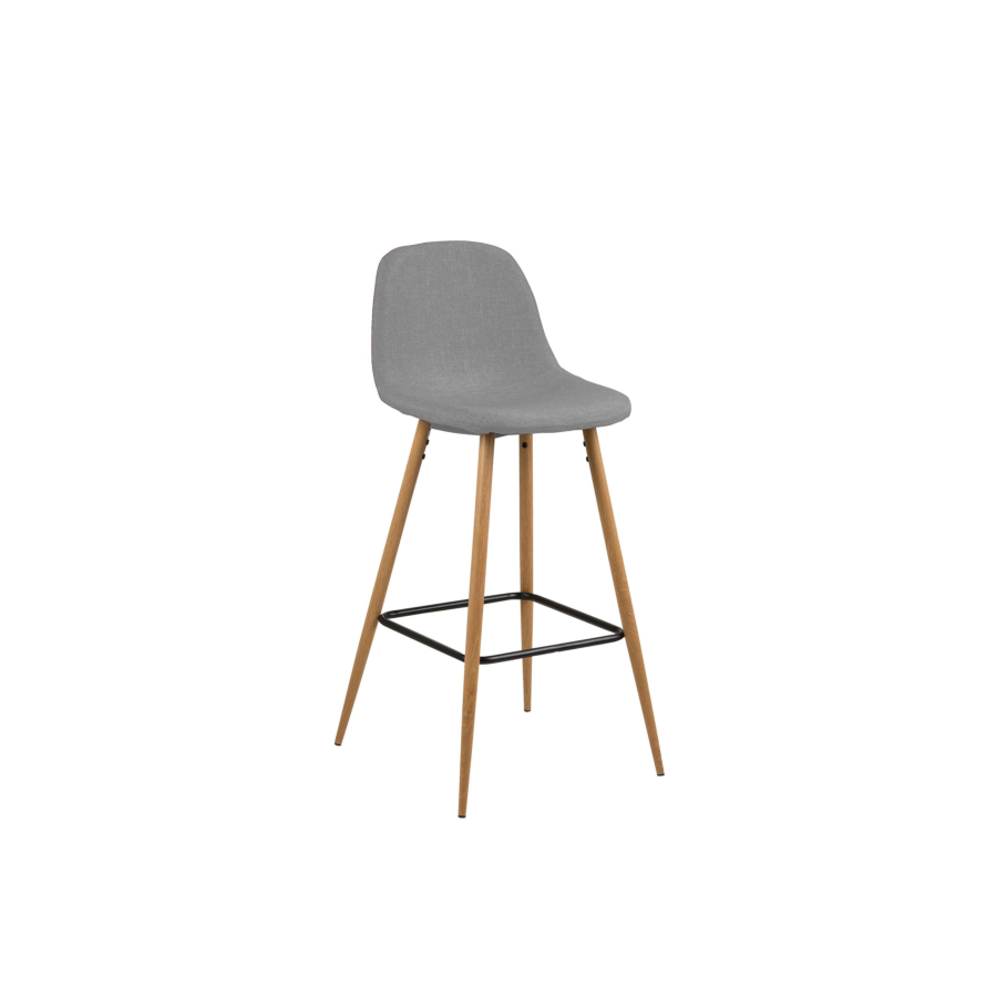 Tabouret Bar WILMA - Gris Clair Séjour