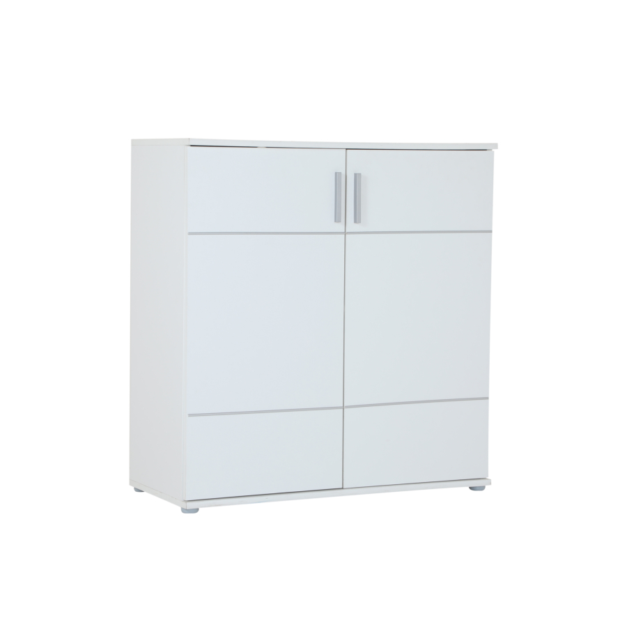 Meuble multifonction JONAS 2 portes - Blanc Cassé Soldes été vague 2