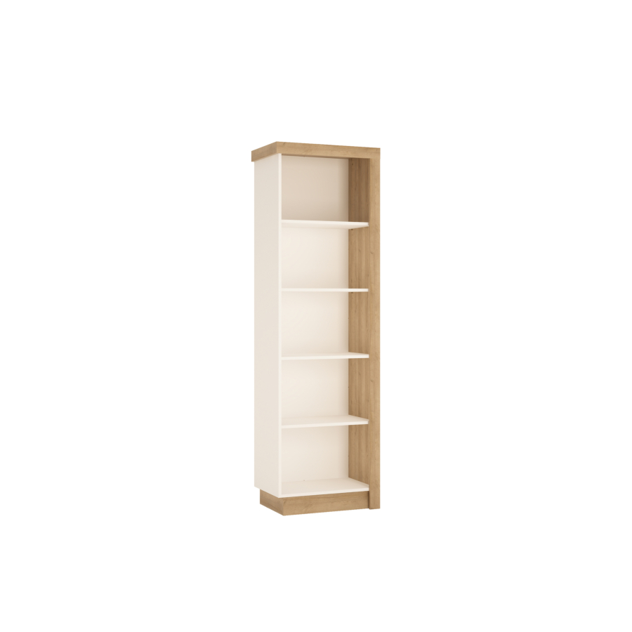 Bibliothèque LYON - Blanc / Chêne Soldes été