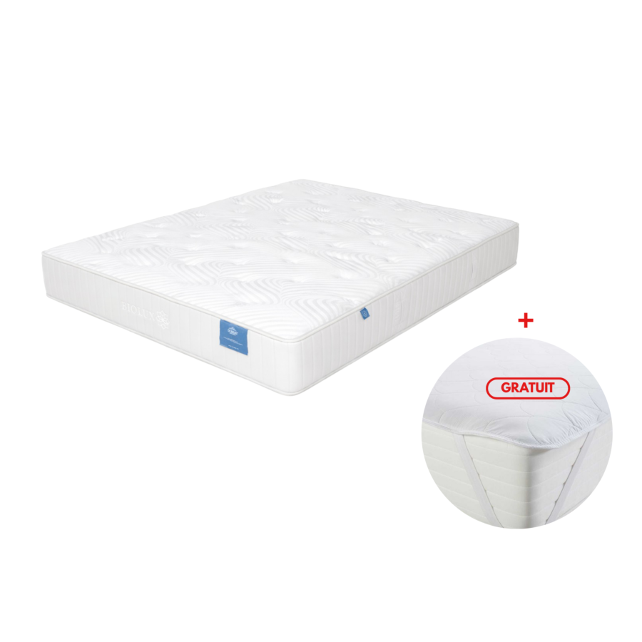 Matelas DOREMI BIOLUX + Protège Matelas Gratuit Essentiel HIVER