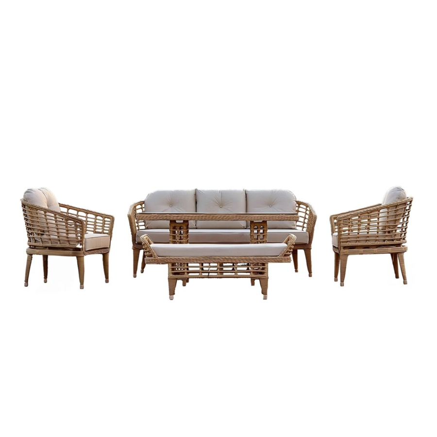 Salon De Jardin Rodos - Beige Hello Summer