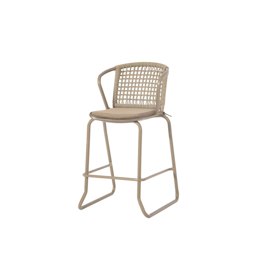 Tabouret Haut ALICIA - Taupe Soldes été vague 2