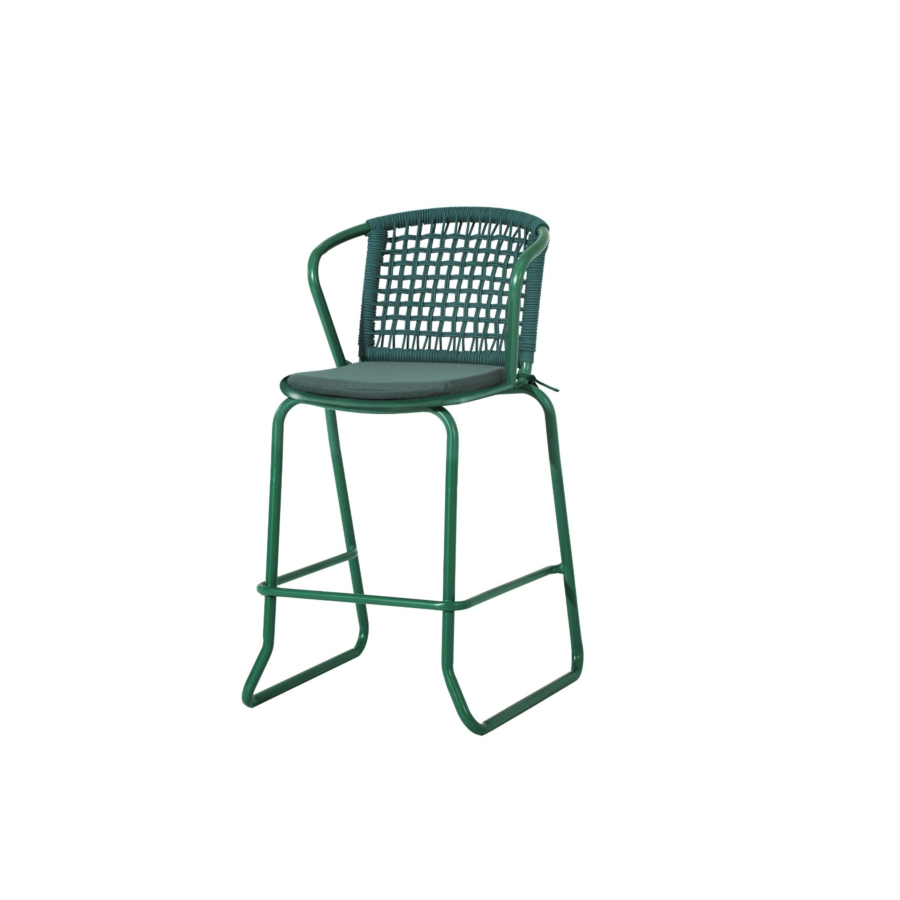 Tabouret Haut ALICIA - Vert Militaire Soldes été vague 2