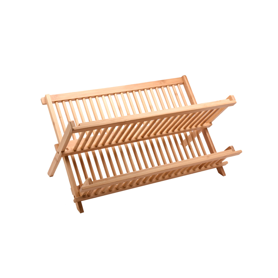 Égouttoir à vaisselle en bambou - Beige Art de la table