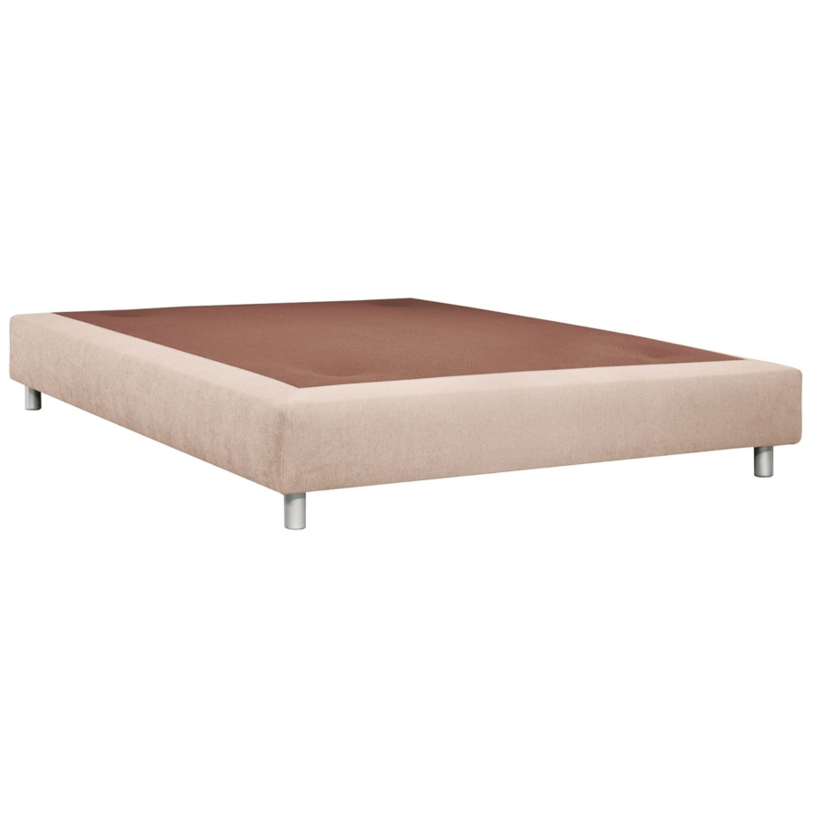 Sommier Tapissé VALKERY FLORIDA 120x200 cm - Taupe Sommiers