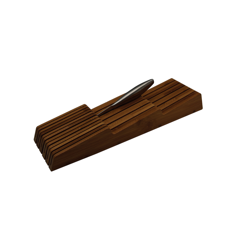 Range couteaux bambou - Marron Art de la table