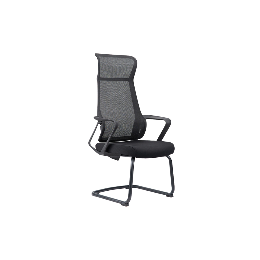 Fauteuil Visiteur Phoenix Mesh - Noir DÉSTOCKAGE