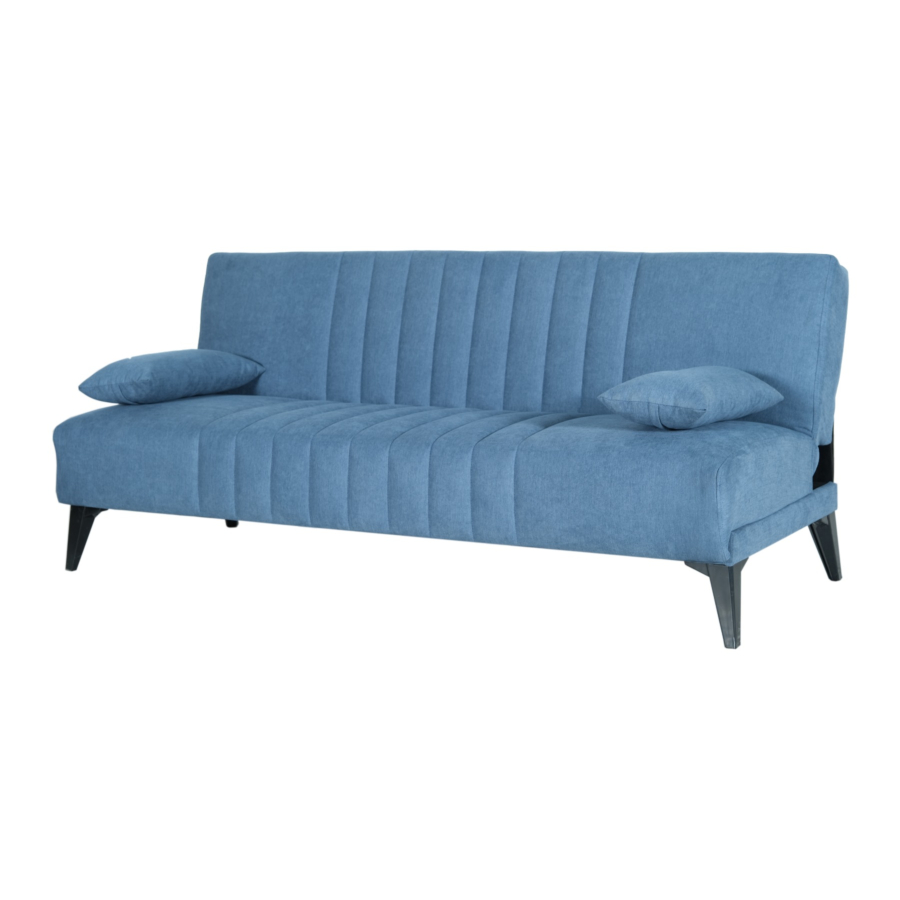 Canapé 3 Places PONZA - Bleu Sofa Ramadan