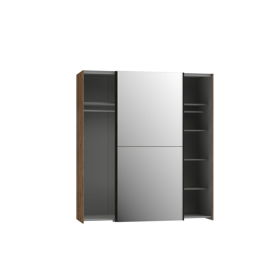 Armoire KAIKAIS - Marron Foncé Armoires rangements