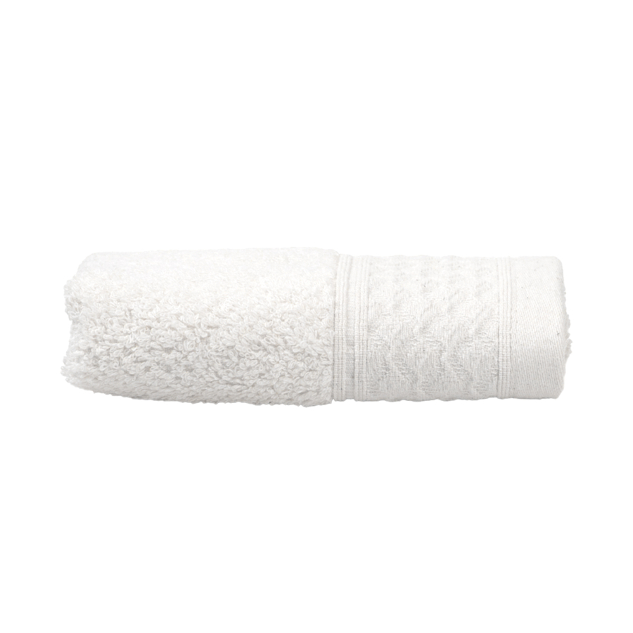 SERVIETTE BAIN LAND 50x90cm - Blanc Textile