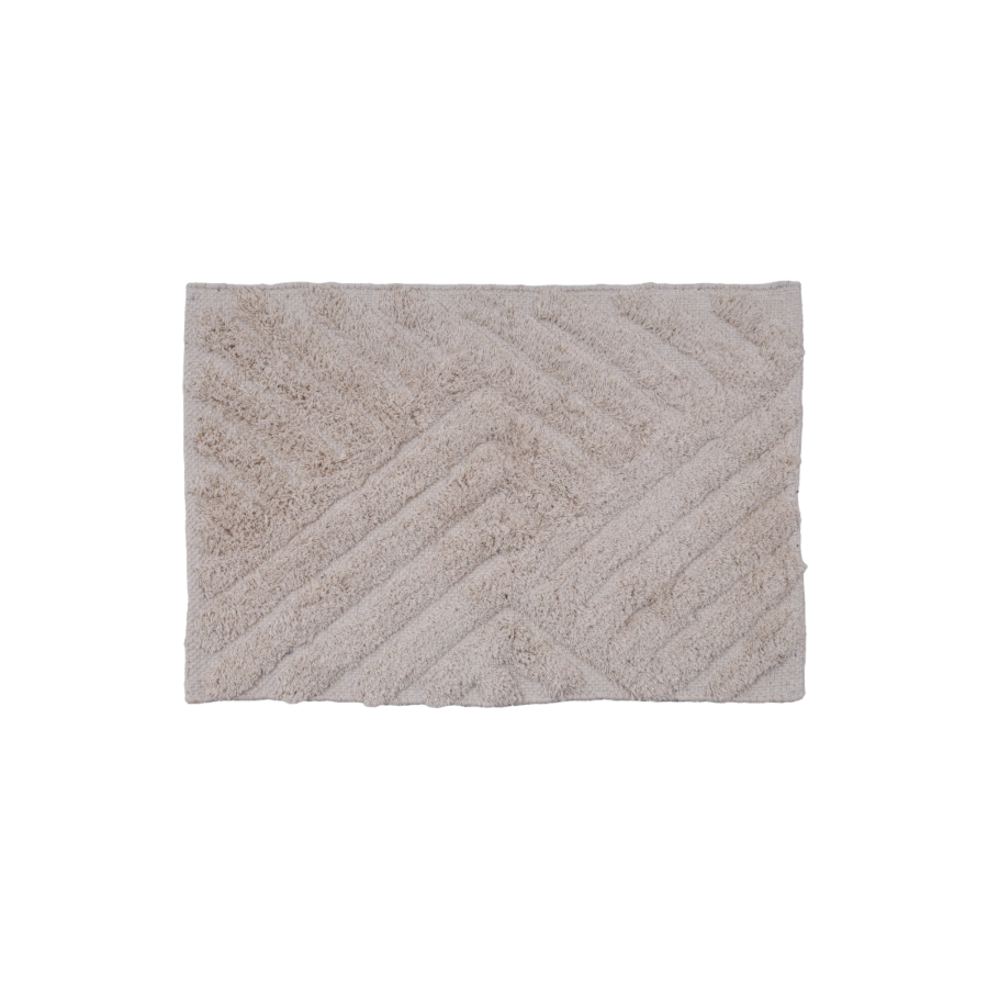 Tapis Salle De Bain Cosy 50*80CM - Créme Les Petits Prix