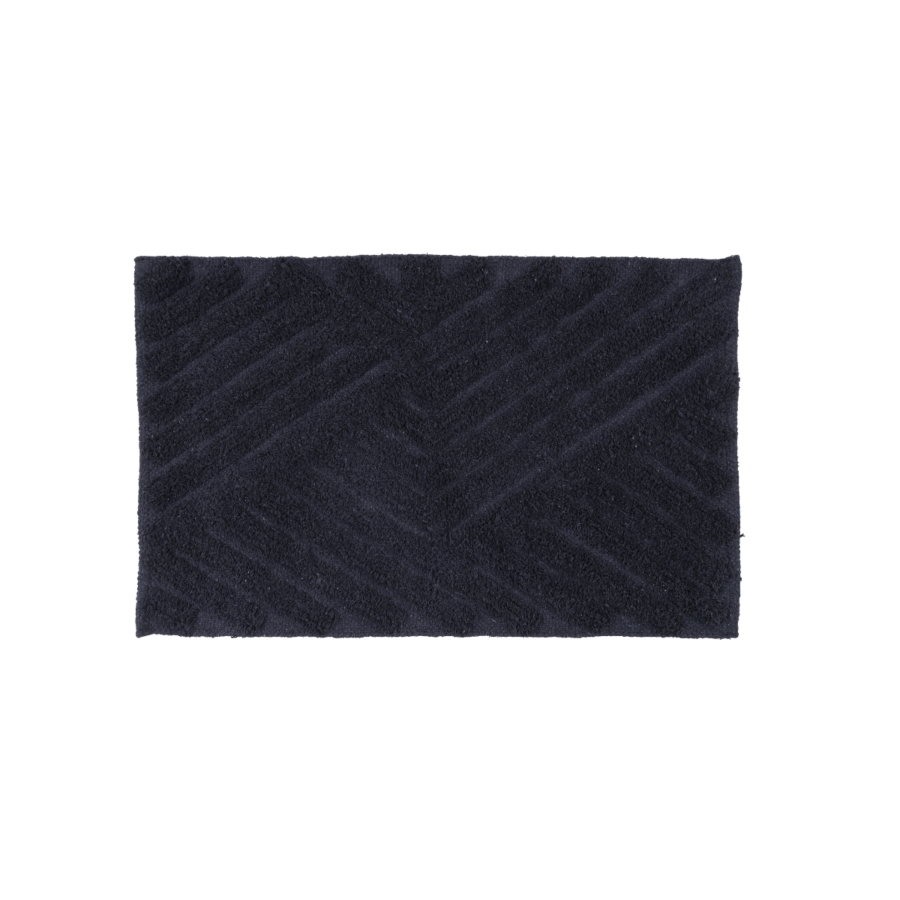 Tapis Salle De Bain Pure 50*80cm - Gris foncé Les Petits Prix