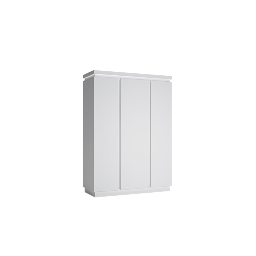 ARMOIRE LYON 3 Portes - Blanc Armoires