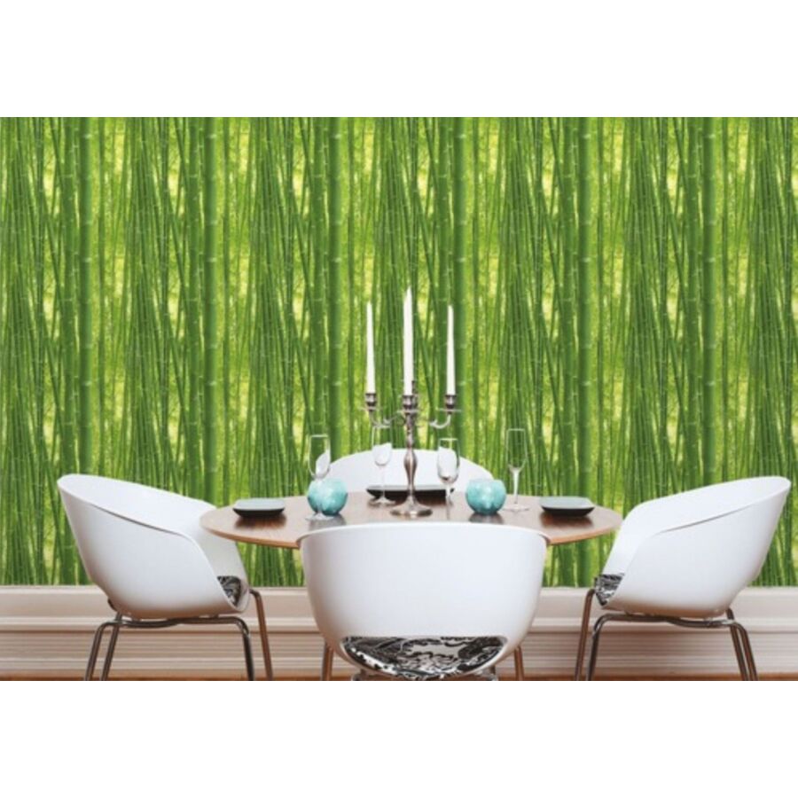 Papier Peint BAMBOU - Vert Papier peint
