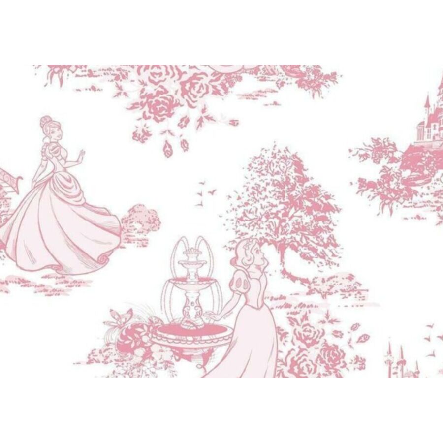 Papier Peint À Toile PRINCESSE - Rose Papier peint