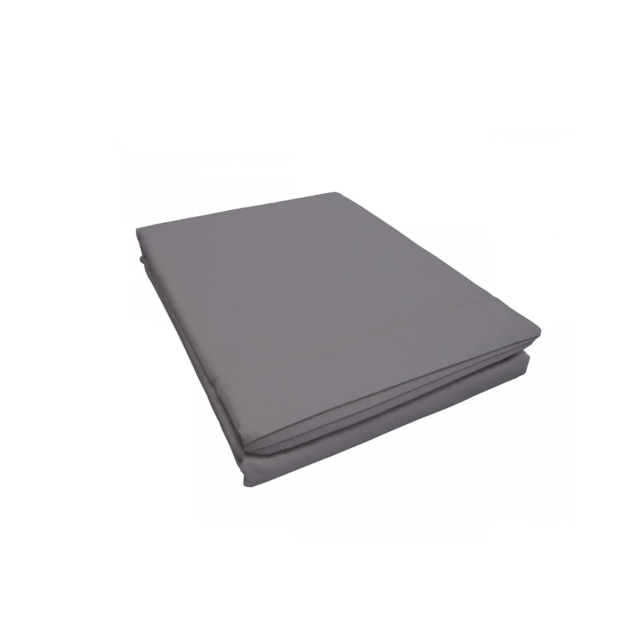 Drap plat LINA 180 x 290 cm - gris Draps