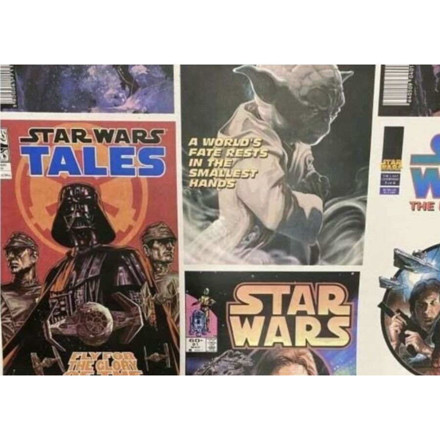 Papier Peint STAR WARS POSTER - Multicouleur Papier peint